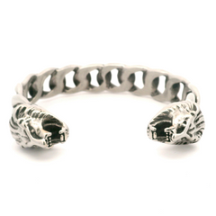 Double Lion Head Bracelet