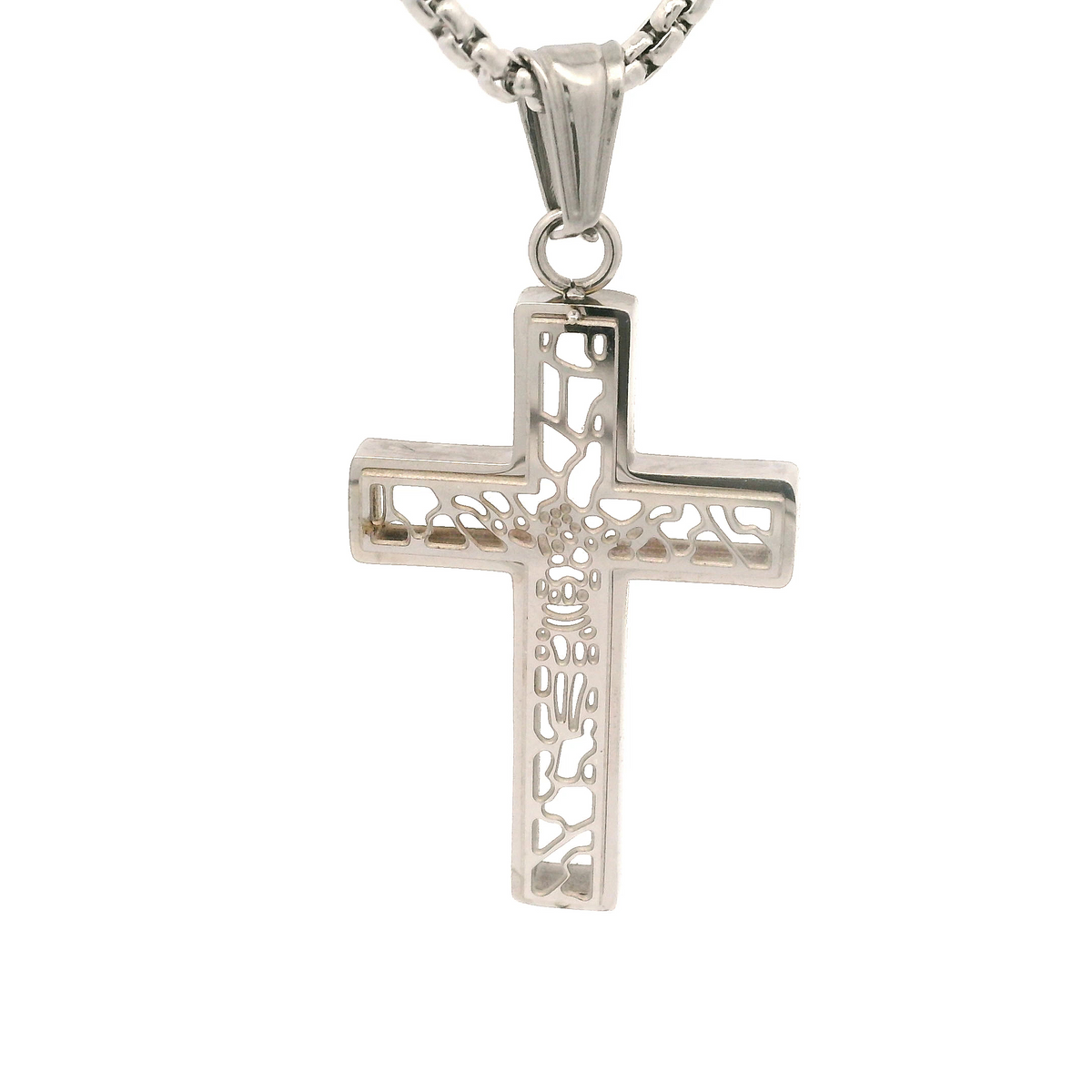 Silver Cross Necklace